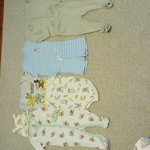 Disney‎ Multicolor Cartoon Bodysuit Bundle
